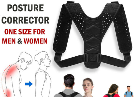 Posture Corrector Men Women Upper Back Pain Brace Clavicle Support Straightener