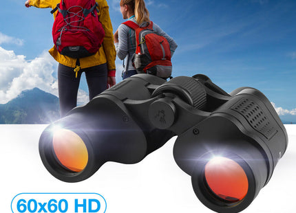 60x60 High Power Binoculars With Coordinates Portable Telescope LowLight Night Vision For Hunting Sports Travel Sightseeing