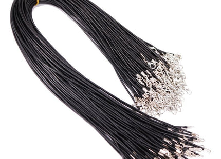 Black Woven Wax Rope Hanging Rope Without Tail Chain