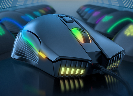 Gaming gaming mouse seven-speed DPI adjustable RGB light