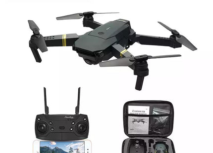 E58 Folding Aerial Drone with 1080P HD Camera, 6-Channel Portable Quadcopter, 3 Battery Options, High-Altitude Flight, Durable Plastic Build - Ideal for Kids, Adults, Travel, and Outdoor Fun