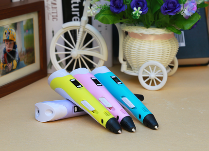 3D print pen 3D pen two generation graffiti 3D stereoscopic paintbrush children puzzle painting toys