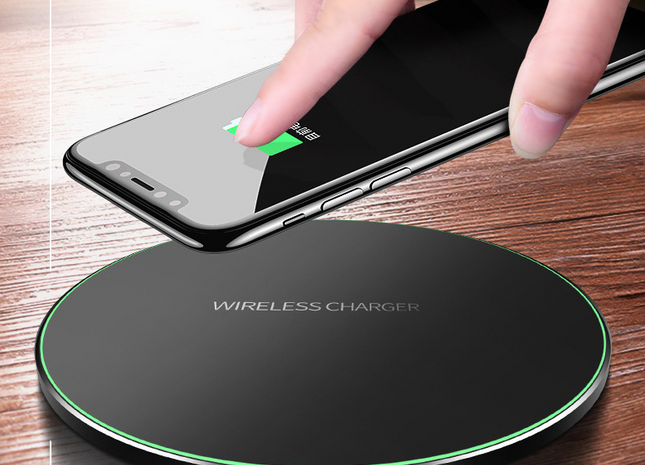 Wireless Charging Pad, Round, For IPhone, For AirPods, For Samsung Galaxy & More - Compatible With IPhone 13/14/12/11/X/XR, For AirPods 15W & More!