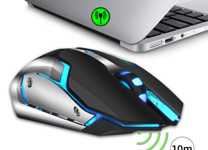 HXSJ new wireless mouse 2.4GPI gaming mouse glowing mouse
