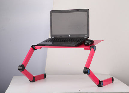Laptop Table Stand With Adjustable Folding Ergonomic Design Stand Notebook Desk For Ultrabook Netbook Or Tablet With Mouse Pad