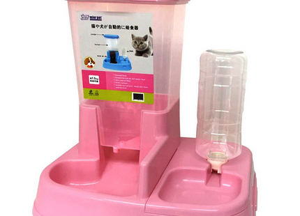 2-in-1 Automatic Pet Feeder For Food And Water - Convenient And Time-Saving Solution For Cats And Dogs