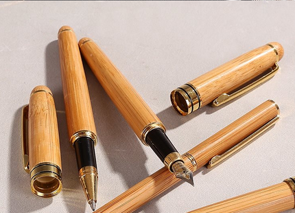 Bamboo Pen Bamboo Pen Pen Ball Pen Lettering Customer Gift Hard Pen Neutral Bamboo Pen