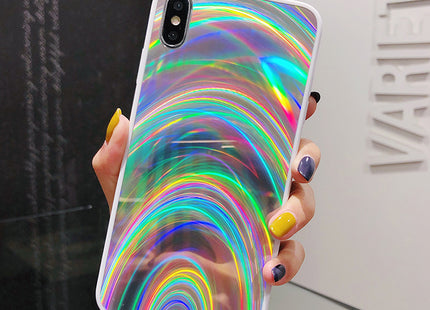 Rainbow Mirror Soft Case Phone Case