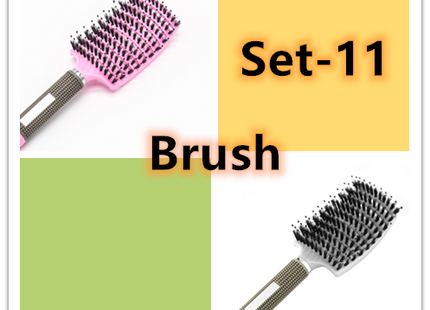 Hairbrush Anti Klit Brushy Haarborstel Women Detangler Hair Brush Bristle Nylon Scalp Massage  Teaser Hair Brush Comb