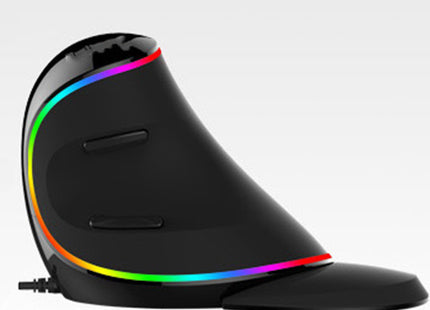 Vertical Ergonomic Snail RGB Anti-Mouse Hand Wired Mouse