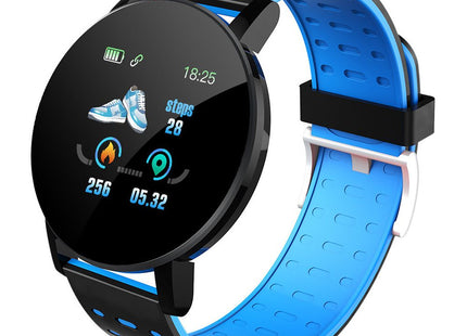 Bluetooth Smart Watch, 119 Plus Smartwatch with Heart Rate Monitor, LED Display and Long Battery Life