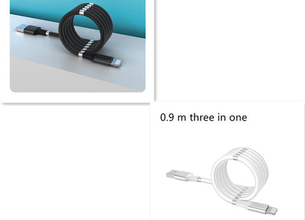 Magnetic data cable