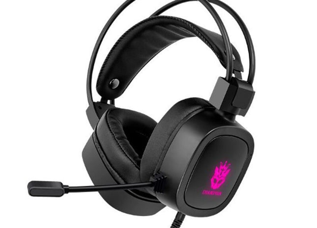 Gaming Headset, 7.1 USB, 3.5mm Jack, Surround Sound Headphones Headband With 2.2 Meter Cable, LED Lighting, Noise Cancelling Microphone and Volume Control for PC Computer Laptop