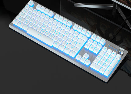 Wolftu Outer Code Spot Supports Usb Mixed Color Mechanical Axis Gaming Wired Keyboard