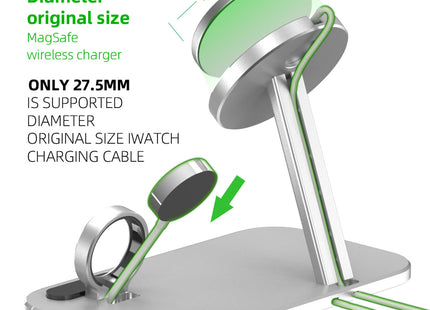 Alloy Storage Base Data Cable Accessories Watch Charging Stand