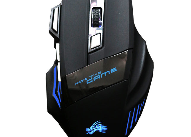 6/7 Button Wired Gaming Mouse, esports, Colorful Glowing USB Laptop, Desktop Computer, Office
