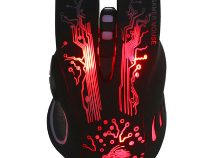 6/7 Button Wired Gaming Mouse, esports, Colorful Glowing USB Laptop, Desktop Computer, Office