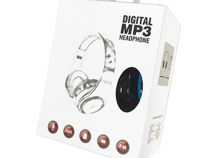 HIFI Wireless Headphones Bluetooth Stereo Headset Music Headset FM SD Card Sport Headphone With Mic For PC