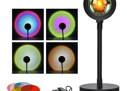 Sunset Projection Lamp Sunset Projector Night Light Wall Decoration Lighting