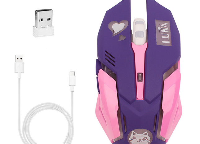 Computer Peripheral Accessories Mute Gaming Mouse