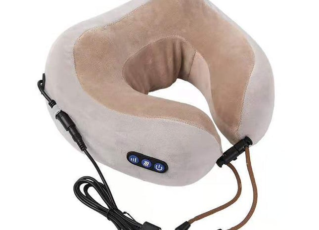 U Shaped Massage Pillow Neck Massage Device Electric Neck Massager Apparatus Shoulder Back Cervical Massager For Body Relaxation