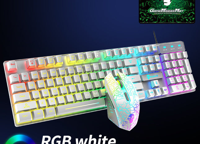 Kuiying T6RGB Luminous Keyboard And Mouse Set