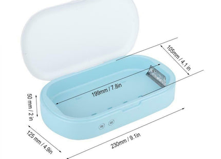 New 5V Double UV Phone Sterilizer Box Jewelry Phones Cleaner Personal Sanitizer Disinfection Box with Aromatherapy