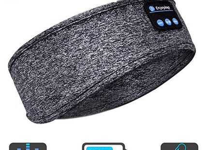 Wireless Bluetooth Sleeping Headphones Headband Thin Soft Elastic Comfortable Music Ear Phones Eye Mask For Side Sleeper Sports