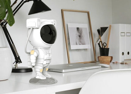 Creative Astronaut Galaxy Starry Sky Projector Nightlight USB Atmospher Bedroom Table Lamp