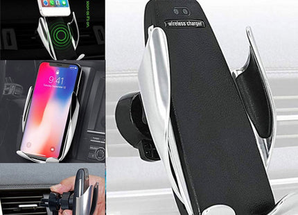 Car Wireless Charger 10W Induction Car Fast Wireless Charging With Car Phone Holder S5