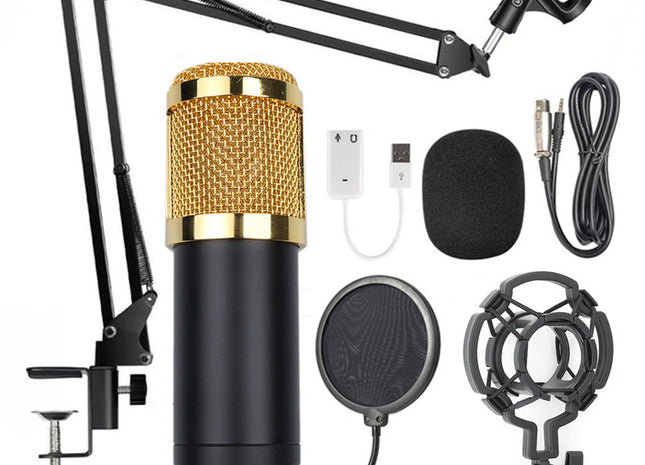 Studio Recording, Podcast Microphone, Streaming Equipment, Gaming Mic, USB Microphone, XLR Microphone, Professional Audio, Volume Enhanced, Condenser Microphone