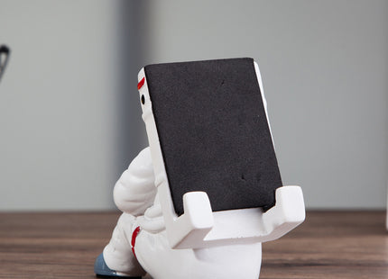 Simple Astronaut Mobile Phone Stand Student Desktop Holder Cute Spaceman Cell Phone Holder Creative Gift Small Desk Decoration