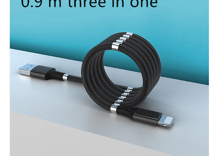 Magnetic data cable