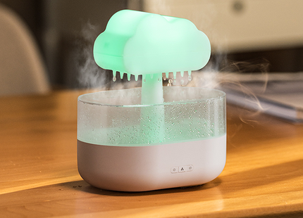 200ML Rain Cloud Humidifier Water Drip Rain Cloud Diffuser With Essential Oils Aroma Diffuser