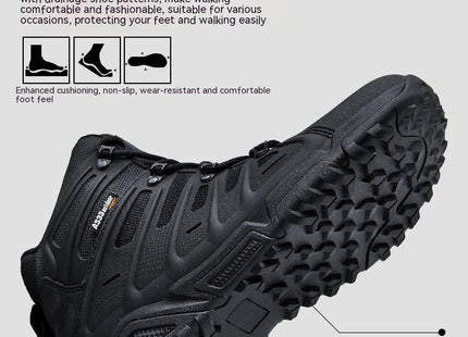 Outdoor High-top Combat Non-slip Wear-resistant Shock Absorption Land Battle Hiking Shoes