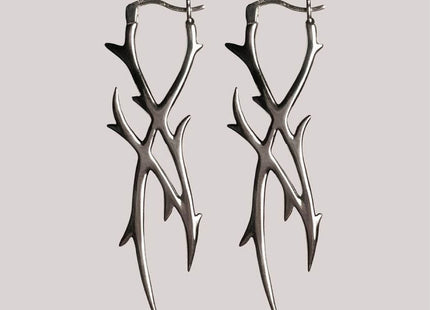 Special-interest Design Hollow Fluid Puncture-free Earrings