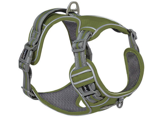 Reflective Dog Harness - Durable, Easy to Wear, No-Choke Chest Strap - Ideal for Outdoor Activities and Night-time Visibility