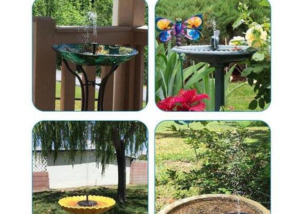 Solar Water Mercury Garden Miniature Floating Fountain