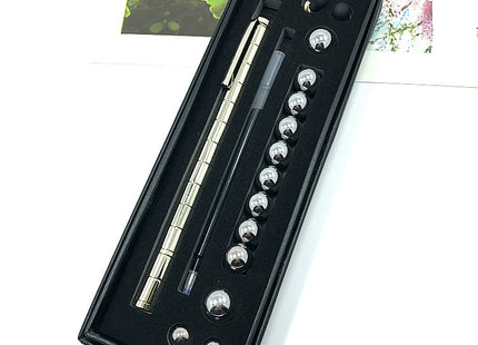 Stress Reducer Relief Toys Gift Box funny black golden kits Fidget magnetic polar pen with stylus ball pen