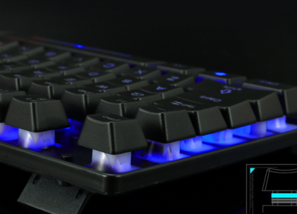 Notebook external gaming keyboard and mouse