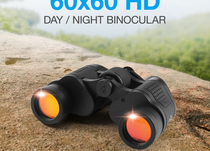 60x60 High Power Binoculars With Coordinates Portable Telescope LowLight Night Vision For Hunting Sports Travel Sightseeing