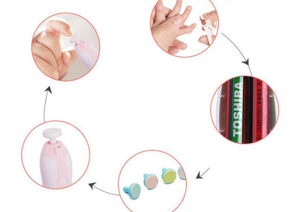 Anti-scratch Multifunctional Baby Electric Nail Polisher