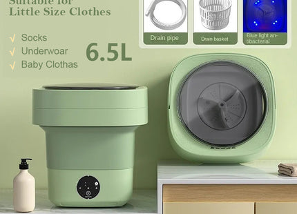 Mini Foldable Washing Machine Portable Mini Socks Underwear Panties Washing Machine Big Capacity 3 Models With Spinning Dry Gadgets