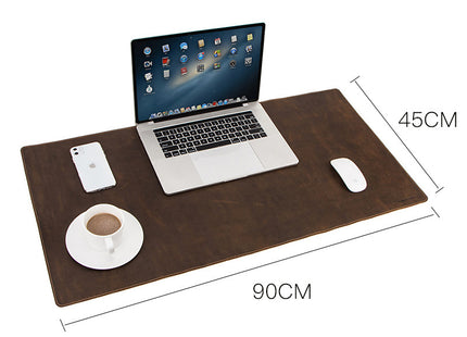 Extra large non-slip desktop computer desk leather pad