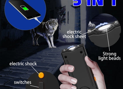 Five In One Multifunctional Power Bank Rechargeable Charger SOS Alarm And Light For Emergency Outdoor Supplies