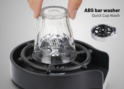 Bar Counter Cup Washer Sink High-pressure Spray Automatic Faucet Coffee Pitcher Wash Cup Tool Kitchen