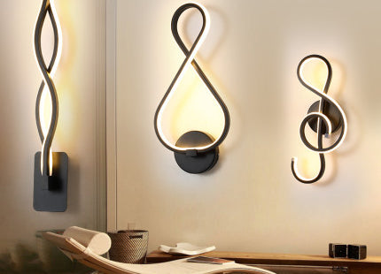 led wall lamp nordic minimalist bedroom bedside lamp