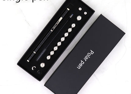 Stress Reducer Relief Toys Gift Box funny black golden kits Fidget magnetic polar pen with stylus ball pen