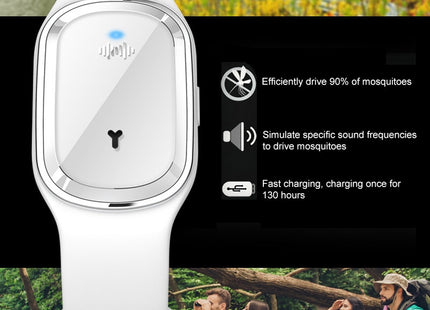 Outdoor Ultrasonic Mosquito Repellent Is Suitable For Children, Adults And Pregnant Women