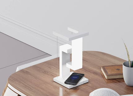 Creative Smartphone Wireless Charging Suspension Table Lamp Balance Lamp Floating For Home Bedroom